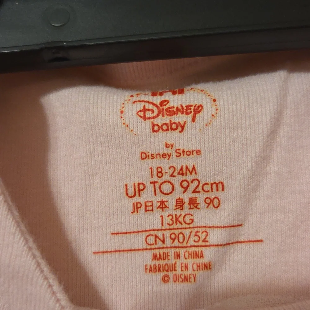 Disney Pink Infant Mickey & Minnie Mouse Ruffle Baby Onesie Bodysuit 18-24months